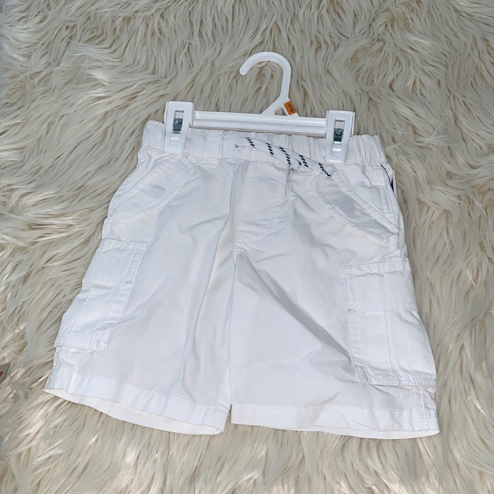 Polo White cargo shorts